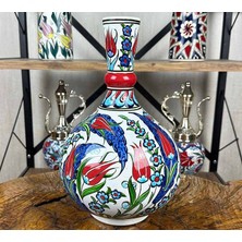 Çini Evi Lalelerin Zarafeti – Iznik Çini Vazo