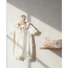 Kidaxi Organic Bebe Yakalı Baskılı Barbatöz