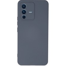 Akinco V23 5g Kılıf Nano Içi Kadife Silikon - Gri