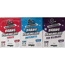 Ankara Yayıncılık 8. Sınıf Güçlendiren Branş Denemeleri Seti 3 Kitap