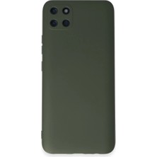 Akinco C11 Kılıf Nano Içi Kadife Silikon - Koyu Yeşil