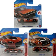 3 Araç Set - Hot Wheels 2023 Nissan Z & Hot Wheels Nissan Skyline 2000 Gt-R & Hot Wheels Datsun 240Z