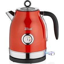 Indispensablely ZLN7033 60'lı Yılların Retro Su Isıtıcısı, 1,7 LITRE,%100 Bpa Içermez, 2000 Watt, Paslanmaz Çe