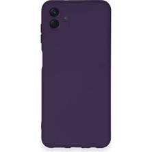 Akinco Galaxy A04 Kılıf Nano Içi Kadife Silikon - Mor