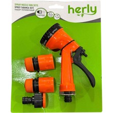 Herly HL1201 Sulama Sprey Tabanca Seti 4 Fonksiyonlu