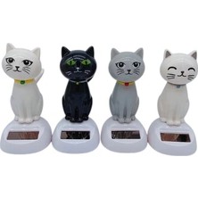 Kafkas Store I-Tdr Güneş Enerjili Solar Sallanan Kedi