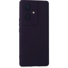 Akinco V29 Lite Kılıf Nano Içi Kadife Silikon - Mor