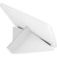 Akinco Galaxy X200 Tab A8 10.5 Kılıf Kalemlikli Mars Tablet Kılıfı - Gri