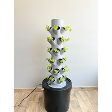 Topraksız Tarım 36'lı Kule Hobi Seti - Hidroponik Bahçe