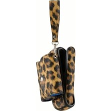 Kılıf Sipariş Iqos Iluma / I Iluma Ile Uyumlu Leopar Desenlı Çanta Seti