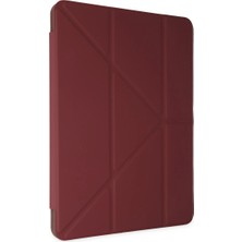 Akinco Redmi Pad Se Kılıf Kalemlikli Mars Tablet Kılıfı - Mürdüm