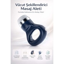 FaroxTech Vücut Şekillendirici ve Selülit Karşıtı Titreşimli Masaj Aleti - Ergonomik Tutuşlu Masaj Cihazı