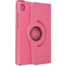 Akinco Galaxy X510 Tab S9 Fe 11 Kılıf 360 Tablet Deri Kılıf - Pembe