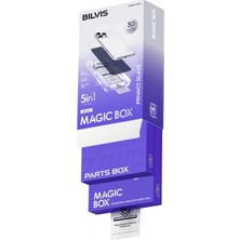 Akinco Iphone 16 Bilvis 5ın1 5d Magic Hayalet Cam Ekran Koruyucu - Siyah