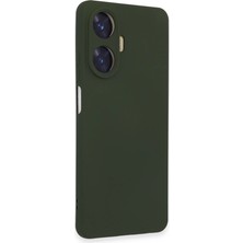 Akinco C55 Kılıf Nano Içi Kadife Silikon - Koyu Yeşil