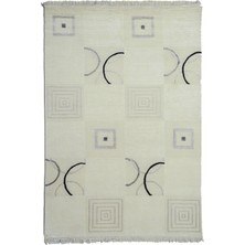 Kilim Co. Yünden El Dokuma Modern Tasarım Nepal Halısı