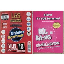8. Sınıf Lgs Ünlüler Karması 10'lu Deneme ve 5 Li Lgs Deneme Seti