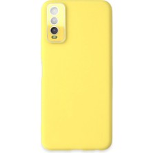 Akinco Y11S Kılıf Lansman Glass Kapak - Sarı