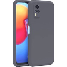 Akinco Y53S Kılıf Nano Içi Kadife Silikon - Gri