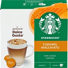 Starbucks Caramel Macchiato Dg Kapsülleri 12 Adet. Dolge Gusto Uyumlu
