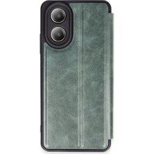 Akinco A38 Kılıf Flip Cover - Koyu Yeşil