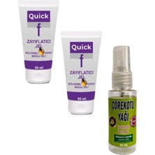 Süper Quick Gel Masaj Bakım Kremi 50 Mlx 2 Ad+Çörek Otu Yağı 30 ml
