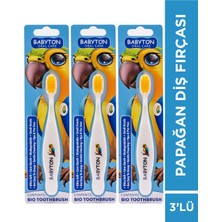 Babyton Ekolojik Diş Fırçası Papağan 3'lü Set