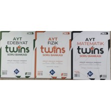 Kr Akademi Yayınları Ayt Twins Edebiyat ve  Fizik ve Matematik Soru Bankası