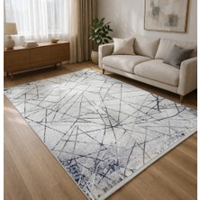 Hoom Rugs Marsilya HL407 Grey Navy Modern Salon Halısı