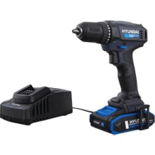Hyundai DD20S-40TT 20V Akülü Matkap 40NM 2 Vites LED 2.0AH + Şarj