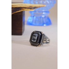 Innuendo Jewelry 925 Ayar Gümüş Tuğralı Erkek Yüzük