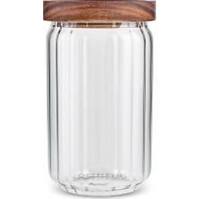 Karaca Mova Akasya Çizgili Saklama Kabı 580 ml