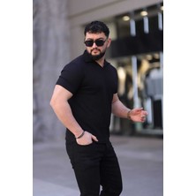 L-KOM Erkek Polo Yaka Kısa Kollu T-Shirt
