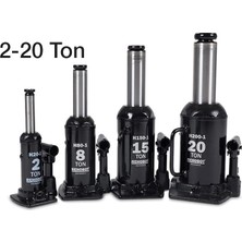 Rehobot Şişe Kriko 6 Ton Kapasiteli (Vidalı Strok Uzatmalı ve Yatay Olarak Çalışma Özelliği)