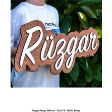 Tan Atölye Kişiye Özel Ahşap Bebek Odası Isimliği - Çocuk Odası Duvar Dekoru & 3D Hediyelik Isim Tabelası