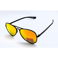 Polar 333 59 Col 80  Sıyah Polarıze Gold Pılot Unısex Güneş Gözlüğü