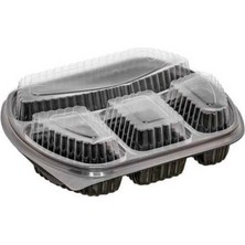 Mikrodalga Büyük 4 Bölmeli Yemek Seti ( 200 Adet )