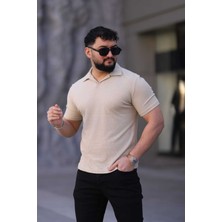 L-KOM Erkek Polo Yaka Kısa Kollu T-Shirt