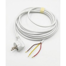 İNWATT 7 Metre Topraklı Hazır Fişli Elektrik Uzatma Kablosu 3x1.5 Mm² Beyaz