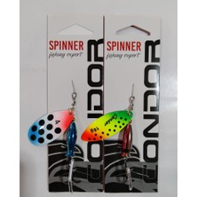 Condor Mepps Döner Kaşık ( Sudak - Somon - Alabalık - Turna - ) 2 Adet 16 gr - Color 12