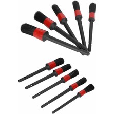 Flamex 5 Parça Araç Içi Temizlik Fırçası Araç Içi-Dışı Temizleme Fırça Seti