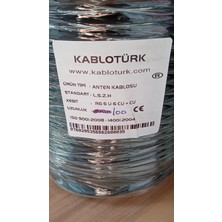 Kablo Türk Tam Bakır H.free Rg6 U6 Cu/cu Anten Kablosu 100 Metre