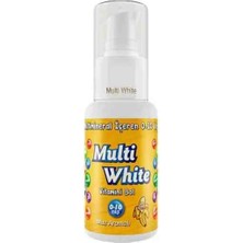 Multi White 0-10 Yaş Multi Vitamin Mineral Içeren Naturel Muz Aromalı Çocuk Diş Macunu.50 Ml.