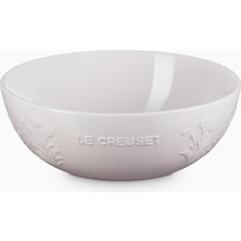 Le Creuset Jardin Seramik Salata Kasesi, Çiçek Desenli Şık ve Çok Amaçlı