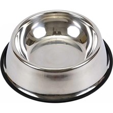 Pet Kedi Köpek Çelik Mama Su Kabı Kaydırmaz Tabanlı Hb1023