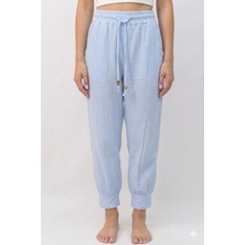 Sarez Müslin Paça Pileli Pantolon