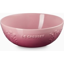Le Creuset Jardin Seramik Salata Kasesi, Çiçek Desenli Şık ve Çok Amaçlı