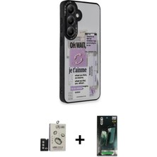 BUTİMAR'S Galaxy S24 Odak Klasik Serisi - Şeffaf 360 Full Body Arka Koruyucu + Derin Mor Bilvis Titan Kamera Lens