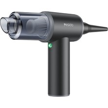 Yesido VC15 Çok Fonksiyonlu 95W Güçlü Çekişli Süpürme ve Üfleme Özellikli Araç Içi Temizlik Cihazı - Siyah