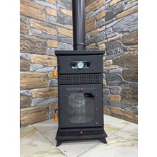 Ms Manuel Fanlı Fırınlı Odunlu Pelet Soba